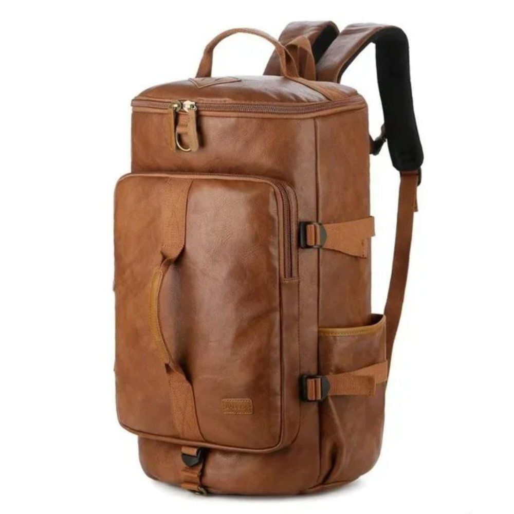 🎉HP🎉New Stylish PU Leather Duffle Bag for Men